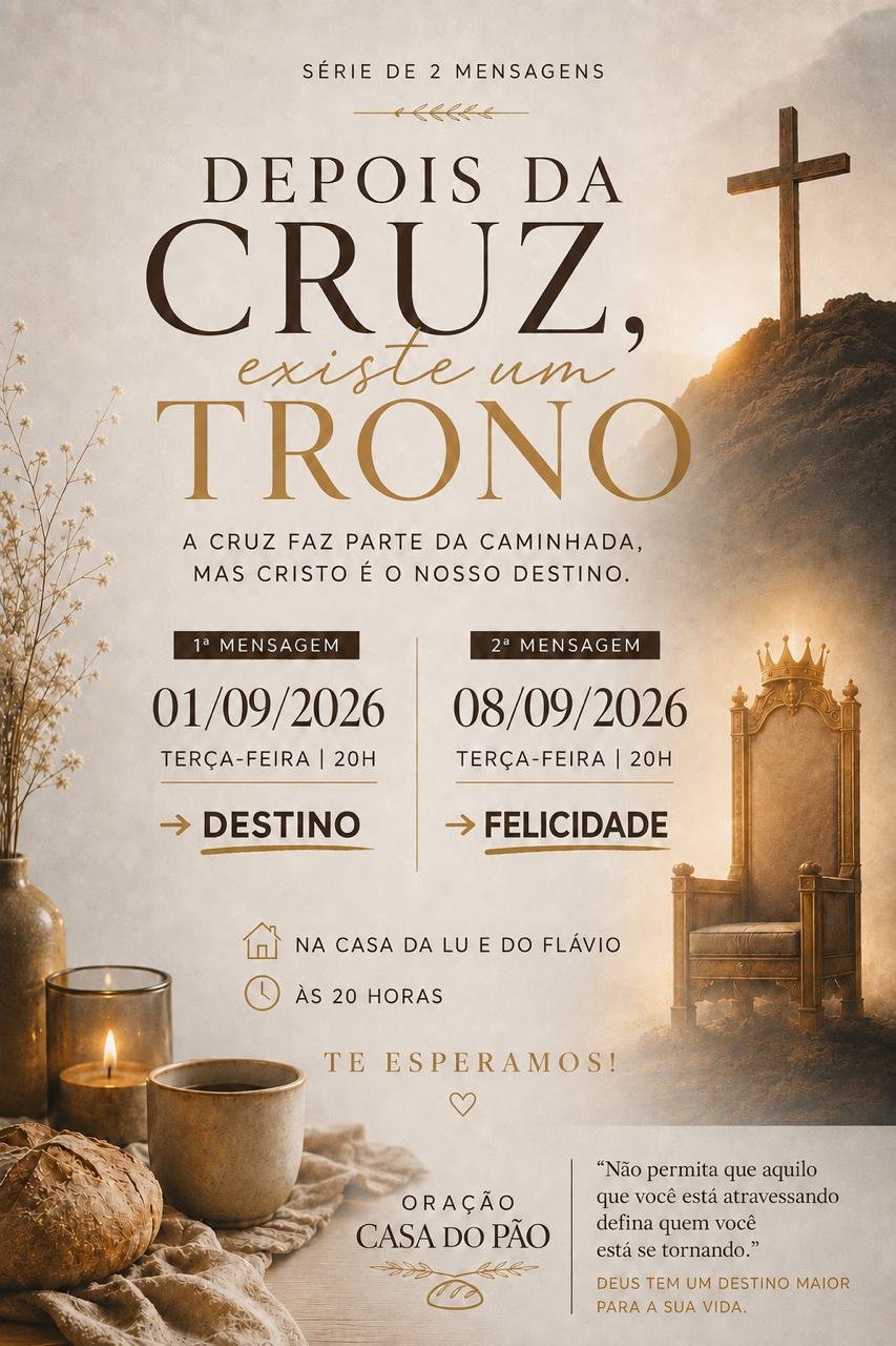 Arte da pregação Depois da Cruz existe um Trono